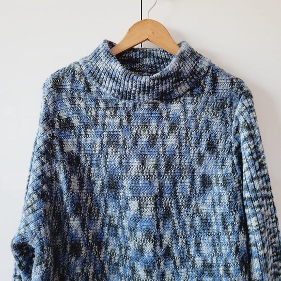 Brooklyn Industries Blue Abstract Sweater - Picture 3 of 9